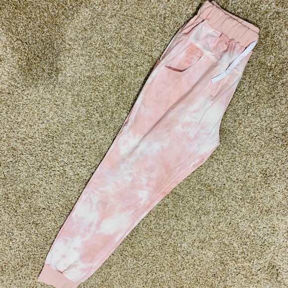 little bipsy Pants - Little Bipsy Women’s Blush Tie Dye Jogger
